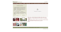 Desktop Screenshot of kaslentextiles.com